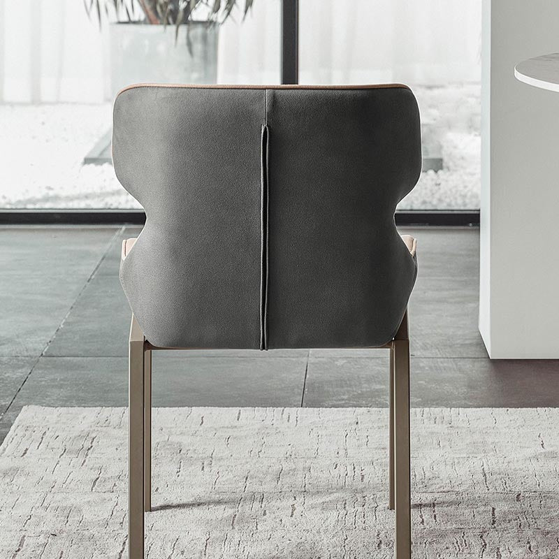 Modern Style Parsons Side Chair Indoor Dining Chair with Metal Base Clearhalo 'Dining Chairs' 'Dining Tables & Seating' 'dining_chair' 'furn' 'furn_dining_chair' 'Furniture' 'furniture_dining_chair' 'Kitchen & Dining Furniture' 4986138