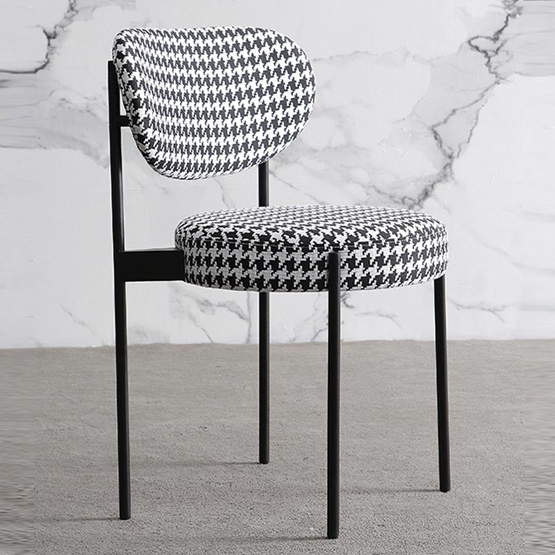 Glam Style Dining Chair Open Back Side Chair for Dining Room Clearhalo 'Dining Chairs' 'Dining Tables & Seating' 'dining_chair' 'furn' 'furn_dining_chair' 'Furniture' 'furniture_dining_chair' 'Kitchen & Dining Furniture' 4986176