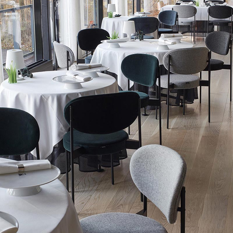 Glam Style Dining Chair Open Back Side Chair for Dining Room Clearhalo 'Dining Chairs' 'Dining Tables & Seating' 'dining_chair' 'furn' 'furn_dining_chair' 'Furniture' 'furniture_dining_chair' 'Kitchen & Dining Furniture' 4986178