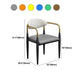 Modern Style Arm Chair Leather Open Back Dining Chair for Dining Room Clearhalo 'Dining Chairs' 'Dining Tables & Seating' 'dining_chair' 'furn' 'furn_dining_chair' 'Furniture' 'furniture_dining_chair' 'Kitchen & Dining Furniture' 4986270
