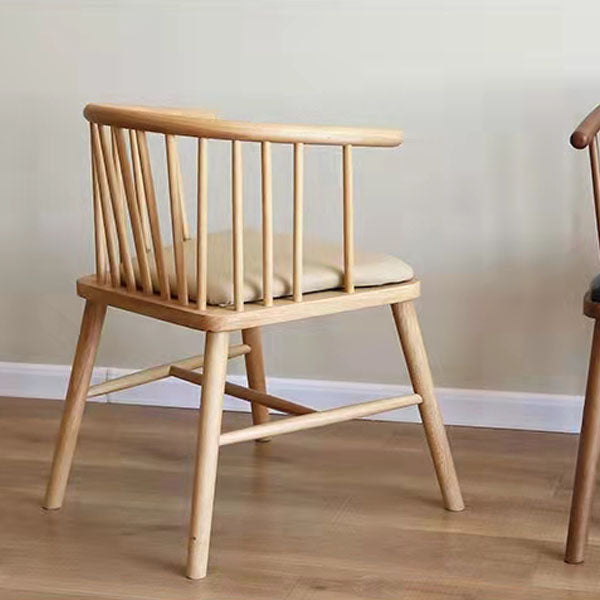 Arm Dining Chairs Modern Oak Wood Side Chairs for Dining Room Clearhalo 'Dining Chairs' 'Dining Tables & Seating' 'dining_chair' 'furn' 'furn_dining_chair' 'Furniture' 'furniture_dining_chair' 'Kitchen & Dining Furniture' 4986398