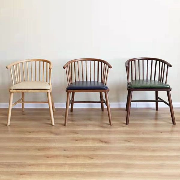 Arm Dining Chairs Modern Oak Wood Side Chairs for Dining Room Clearhalo 'Dining Chairs' 'Dining Tables & Seating' 'dining_chair' 'furn' 'furn_dining_chair' 'Furniture' 'furniture_dining_chair' 'Kitchen & Dining Furniture' 4986400