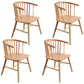 Arm Dining Chairs Modern Oak Wood Side Chairs for Dining Room Brown 4 Piece Set Natural Wood Clearhalo 'Dining Chairs' 'Dining Tables & Seating' 'dining_chair' 'furn' 'furn_dining_chair' 'Furniture' 'furniture_dining_chair' 'Kitchen & Dining Furniture' 4986415