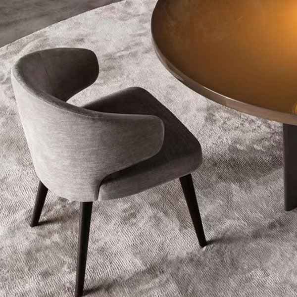 Dining Room Dining Chairs Modern Dining Side Chairs with Wood Legs Clearhalo 'Dining Chairs' 'Dining Tables & Seating' 'dining_chair' 'furn' 'furn_dining_chair' 'Furniture' 'furniture_dining_chair' 'Kitchen & Dining Furniture' 4986444