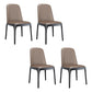 Dining Chairs Modern Style Oak Wood Side Chairs for Dining Room Coffee Armless 4 Piece Set Clearhalo 'Dining Chairs' 'Dining Tables & Seating' 'dining_chair' 'furn' 'furn_dining_chair' 'Furniture' 'furniture_dining_chair' 'Kitchen & Dining Furniture' 4987050