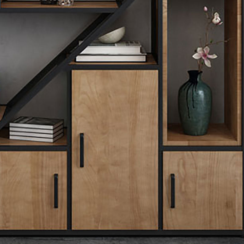 79"H Bookcase Open Back Industrial Style Bookshelf for Study Room Home Office Clearhalo 'Bookcases' 'furn' 'furn_bookcases' 'Furniture' 'furniture_bookcases' 'Office Furniture' 4987128