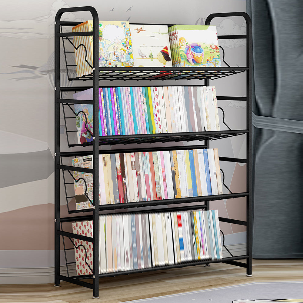 Urban Style Bookshelf Open Back Bookcase for Office and Study Room Clearhalo 'Bookcases' 'furn' 'furn_bookcases' 'Furniture' 'furniture_bookcases' 'Office Furniture' 4987144