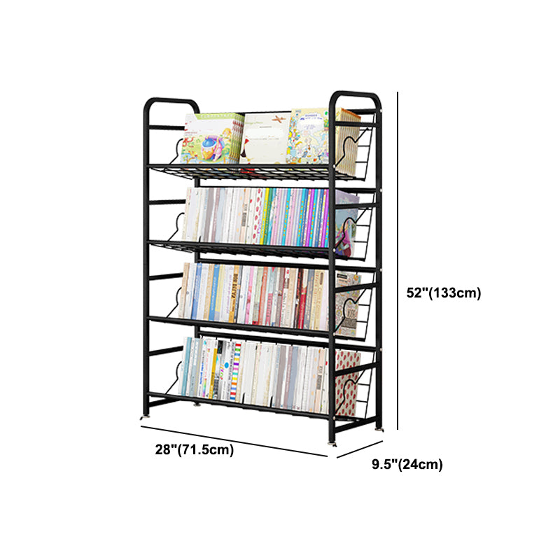 Urban Style Bookshelf Open Back Bookcase for Office and Study Room Clearhalo 'Bookcases' 'furn' 'furn_bookcases' 'Furniture' 'furniture_bookcases' 'Office Furniture' 4987163