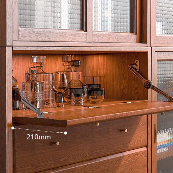 Contemporary Horizontal Standard Bookcase Closed Back Bookshelf with Door Clearhalo 'Bookcases' 'furn' 'furn_bookcases' 'Furniture' 'furniture_bookcases' 'Office Furniture' 4987171