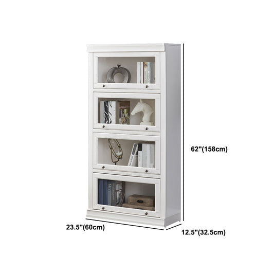 Contemporary Wooden Standard Bookcase Closed Back Bookshelf for Home Office Clearhalo 'Bookcases' 'furn' 'furn_bookcases' 'Furniture' 'furniture_bookcases' 'Office Furniture' 4987192