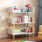 Scandinavian Vertical Bookshelf Open Etagere Manufactured Wood and Solid Wood Bookcase 15.7"L x 9.4"W x 34.3"H Clearhalo 'Bookcases' 'furn' 'furn_bookcases' 'Furniture' 'furniture_bookcases' 'Office Furniture' 4987249