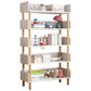Scandinavian Vertical Bookshelf Open Etagere Manufactured Wood and Solid Wood Bookcase Clearhalo 'Bookcases' 'furn' 'furn_bookcases' 'Furniture' 'furniture_bookcases' 'Office Furniture' 4987255