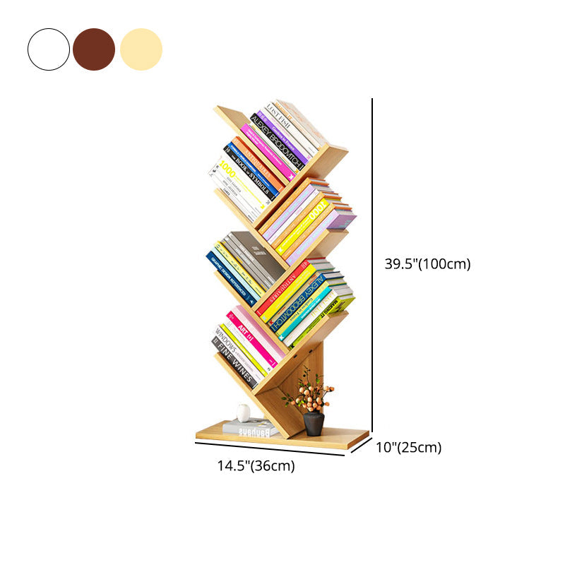 Scandinavian Style Bookshelf Closed Back Bookcase for Home and Office Study Room Clearhalo 'Bookcases' 'furn' 'furn_bookcases' 'Furniture' 'furniture_bookcases' 'Office Furniture' 4987297
