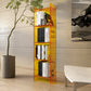 10"W Bookshelf Glam Style Closed Back Acrylic Bookcase for Office Home Study Room Clearhalo 'Bookcases' 'furn' 'furn_bookcases' 'Furniture' 'furniture_bookcases' 'Office Furniture' 4987305