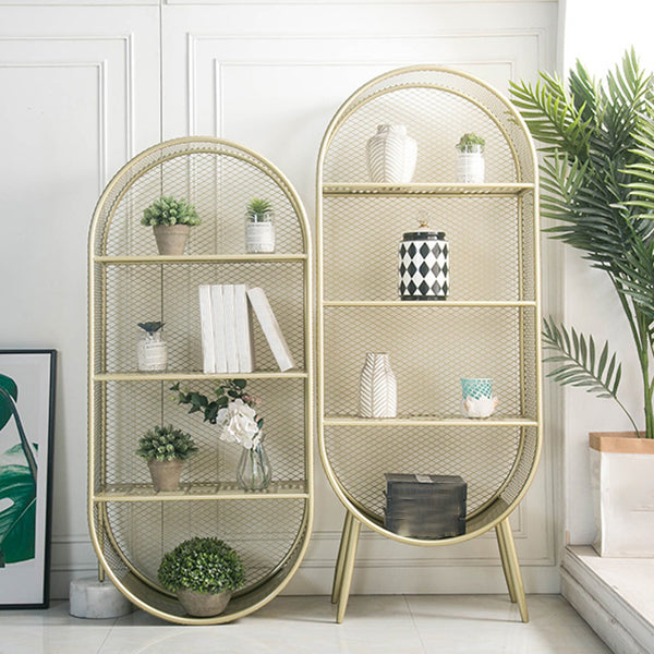 Closed Back Bookcase Glam Style Bookshelf for Office Home and Study Room Clearhalo 'Bookcases' 'furn' 'furn_bookcases' 'Furniture' 'furniture_bookcases' 'Office Furniture' 4987326