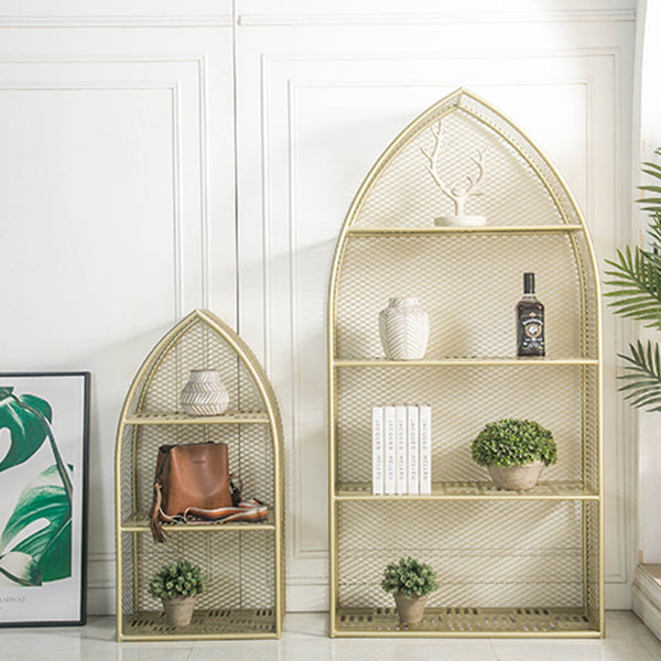 Closed Back Bookcase Glam Style Bookshelf for Office Home and Study Room Clearhalo 'Bookcases' 'furn' 'furn_bookcases' 'Furniture' 'furniture_bookcases' 'Office Furniture' 4987328