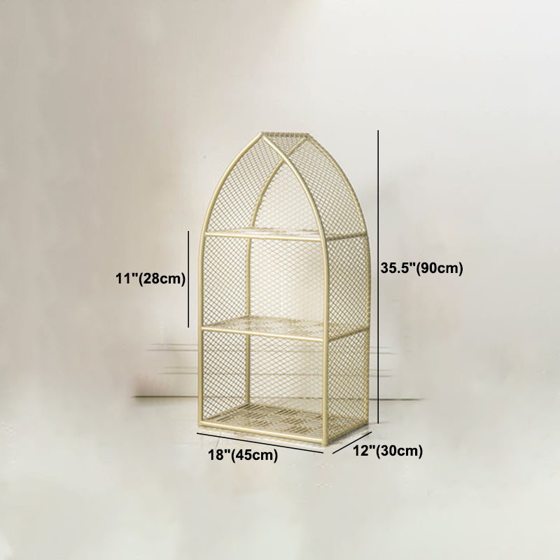 Closed Back Bookcase Glam Style Bookshelf for Office Home and Study Room Clearhalo 'Bookcases' 'furn' 'furn_bookcases' 'Furniture' 'furniture_bookcases' 'Office Furniture' 4987350