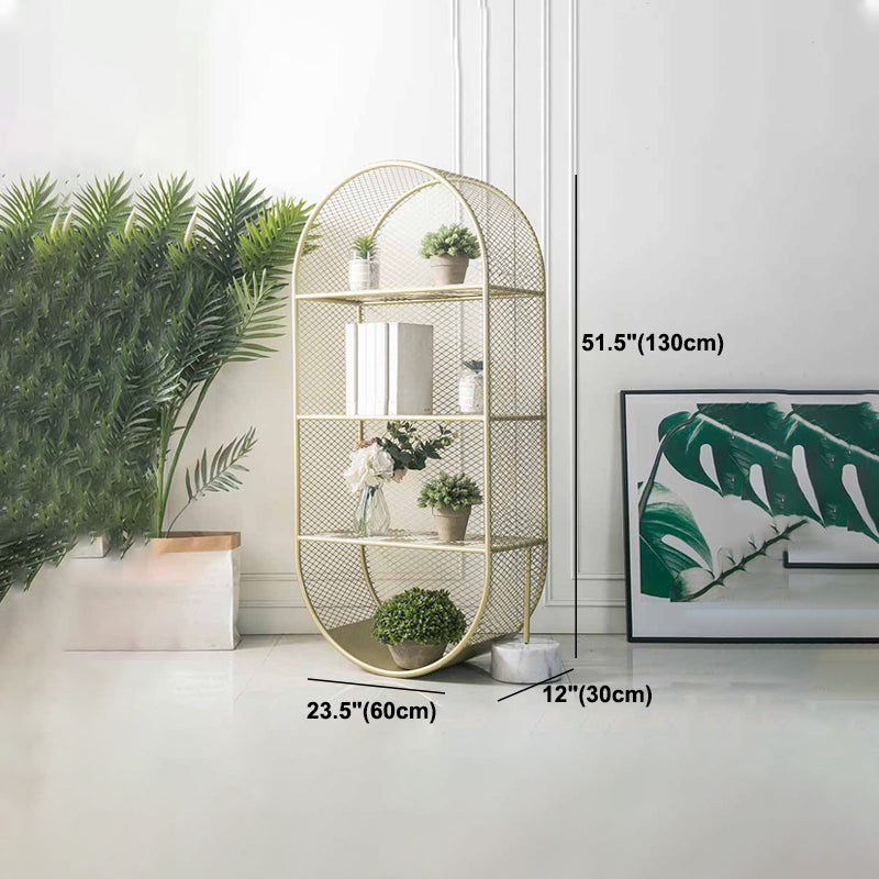 Closed Back Bookcase Glam Style Bookshelf for Office Home and Study Room Clearhalo 'Bookcases' 'furn' 'furn_bookcases' 'Furniture' 'furniture_bookcases' 'Office Furniture' 4987354