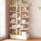 Scandinavian Manufactured Wood Etagere Bookshelf Vertical Open Bookcase for Home Clearhalo 'Bookcases' 'furn' 'furn_bookcases' 'Furniture' 'furniture_bookcases' 'Office Furniture' 4987379