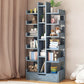 Scandinavian Manufactured Wood Etagere Bookshelf Vertical Open Bookcase for Home Blue Drawers Clearhalo 'Bookcases' 'furn' 'furn_bookcases' 'Furniture' 'furniture_bookcases' 'Office Furniture' 4987382