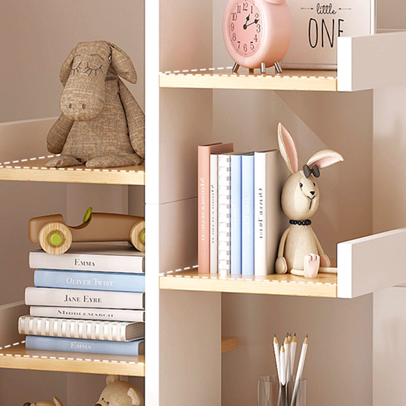 Scandinavian Manufactured Wood Etagere Bookshelf Vertical Open Bookcase for Home Clearhalo 'Bookcases' 'furn' 'furn_bookcases' 'Furniture' 'furniture_bookcases' 'Office Furniture' 4987393