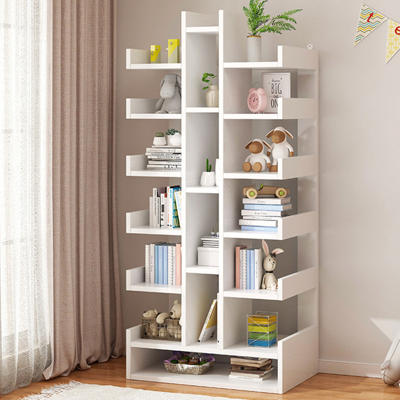 Scandinavian Manufactured Wood Etagere Bookshelf Vertical Open Bookcase for Home Clearhalo 'Bookcases' 'furn' 'furn_bookcases' 'Furniture' 'furniture_bookcases' 'Office Furniture' 4987396