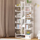 Scandinavian Manufactured Wood Etagere Bookshelf Vertical Open Bookcase for Home 20.1"L x 7.5"W x 66.5"H White Bookcases Clearhalo 'Bookcases' 'furn' 'furn_bookcases' 'Furniture' 'furniture_bookcases' 'Office Furniture' 4987404