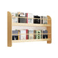 Contemporary Wall Unit Bookshelf Natural Pine Wood Bookcase for Bedroom 47.2"L x 4.7"W x 24"H Clearhalo 'Bookcases' 'furn' 'furn_bookcases' 'Furniture' 'furniture_bookcases' 'Office Furniture' 4987424