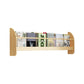 Contemporary Wall Unit Bookshelf Natural Pine Wood Bookcase for Bedroom 47.2"L x 4.7"W x 12.6"H Clearhalo 'Bookcases' 'furn' 'furn_bookcases' 'Furniture' 'furniture_bookcases' 'Office Furniture' 4987427