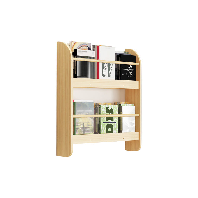 Contemporary Wall Unit Bookshelf Natural Pine Wood Bookcase for Bedroom 23.6"L x 4.7"W x 24"H Clearhalo 'Bookcases' 'furn' 'furn_bookcases' 'Furniture' 'furniture_bookcases' 'Office Furniture' 4987437