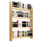 Contemporary Wall Unit Bookshelf Natural Pine Wood Bookcase for Bedroom 39.4"L x 4.7"W x 46.5"H Clearhalo 'Bookcases' 'furn' 'furn_bookcases' 'Furniture' 'furniture_bookcases' 'Office Furniture' 4987441