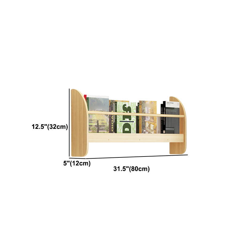 Contemporary Wall Unit Bookshelf Natural Pine Wood Bookcase for Bedroom Clearhalo 'Bookcases' 'furn' 'furn_bookcases' 'Furniture' 'furniture_bookcases' 'Office Furniture' 4987443