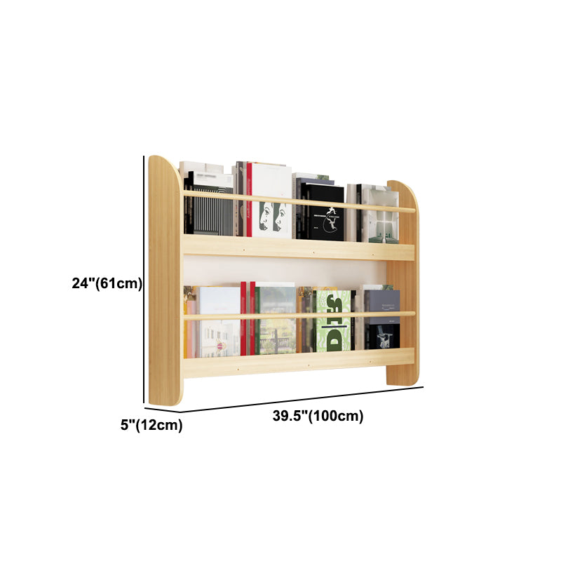 Contemporary Wall Unit Bookshelf Natural Pine Wood Bookcase for Bedroom Clearhalo 'Bookcases' 'furn' 'furn_bookcases' 'Furniture' 'furniture_bookcases' 'Office Furniture' 4987448