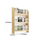 Contemporary Wall Unit Bookshelf Natural Pine Wood Bookcase for Bedroom Clearhalo 'Bookcases' 'furn' 'furn_bookcases' 'Furniture' 'furniture_bookcases' 'Office Furniture' 4987451