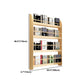 Contemporary Wall Unit Bookshelf Natural Pine Wood Bookcase for Bedroom Clearhalo 'Bookcases' 'furn' 'furn_bookcases' 'Furniture' 'furniture_bookcases' 'Office Furniture' 4987454