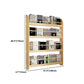 Contemporary Wall Unit Bookshelf Natural Pine Wood Bookcase for Bedroom Clearhalo 'Bookcases' 'furn' 'furn_bookcases' 'Furniture' 'furniture_bookcases' 'Office Furniture' 4987455
