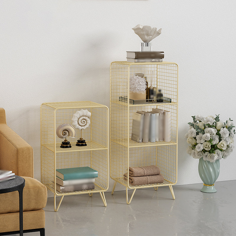 Metal Modern Standard Bookshelf Closed Back Bookcase for Home Office Clearhalo 'Bookcases' 'furn' 'furn_bookcases' 'Furniture' 'furniture_bookcases' 'Office Furniture' 4987456