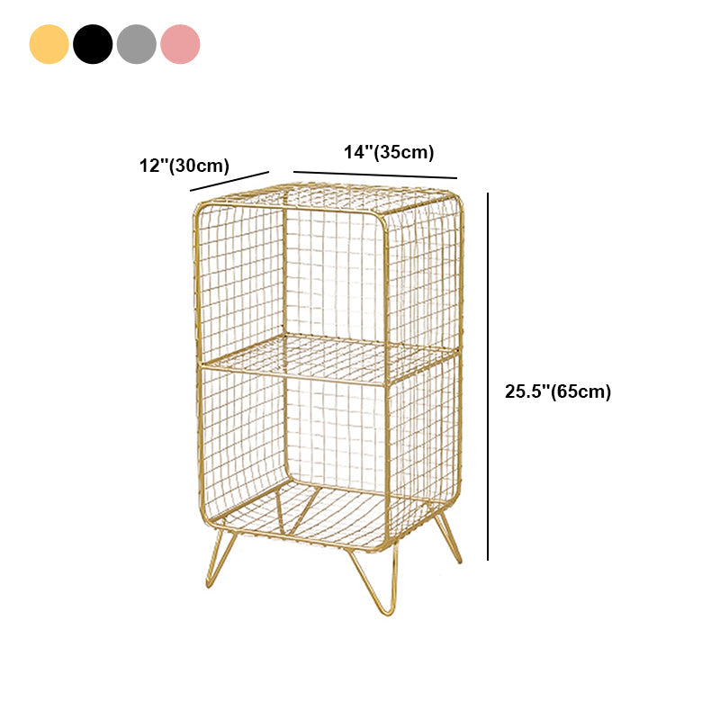 Metal Modern Standard Bookshelf Closed Back Bookcase for Home Office Clearhalo 'Bookcases' 'furn' 'furn_bookcases' 'Furniture' 'furniture_bookcases' 'Office Furniture' 4987479