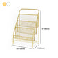 Modern Metal Ladder Bookshelf Iron Closed Back Bookcase for Home Clearhalo 'Bookcases' 'furn' 'furn_bookcases' 'Furniture' 'furniture_bookcases' 'Office Furniture' 4987498