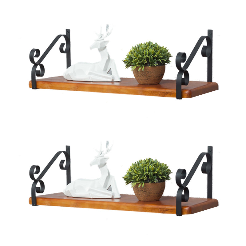 Closed Back Bookshelf Glam Style Wall Mounted Bookcase for Office Home Study Room Black-Brown 2 Piece Set Clearhalo 'Bookcases' 'furn' 'furn_bookcases' 'Furniture' 'furniture_bookcases' 'Office Furniture' 4987512