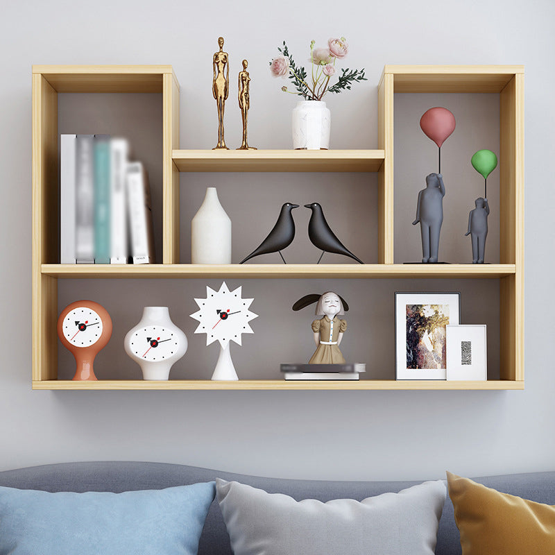 Wall Mounted Bookcase Engineered Wood Bookshelf for Home Office Study Room Clearhalo 'Bookcases' 'furn' 'furn_bookcases' 'Furniture' 'furniture_bookcases' 'Office Furniture' 4987527