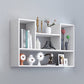 Wall Mounted Bookcase Engineered Wood Bookshelf for Home Office Study Room White Clearhalo 'Bookcases' 'furn' 'furn_bookcases' 'Furniture' 'furniture_bookcases' 'Office Furniture' 4987536