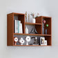 Wall Mounted Bookcase Engineered Wood Bookshelf for Home Office Study Room Brown Clearhalo 'Bookcases' 'furn' 'furn_bookcases' 'Furniture' 'furniture_bookcases' 'Office Furniture' 4987540
