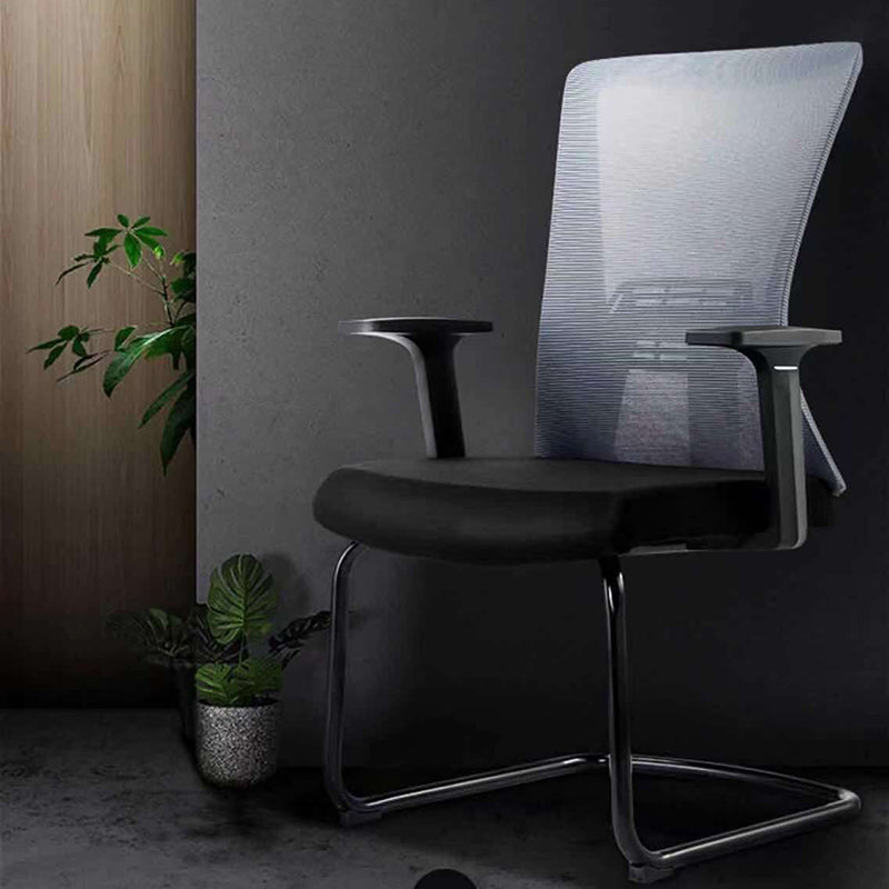 Ergonomic Mesh Desk Chair Home Office Fixed Arms Office Chair Clearhalo 'furn' 'furn_office_chair' 'Furniture' 'furniture_office_chair' 'Office Chairs' 'Office Furniture' 'office_chair' 4992214