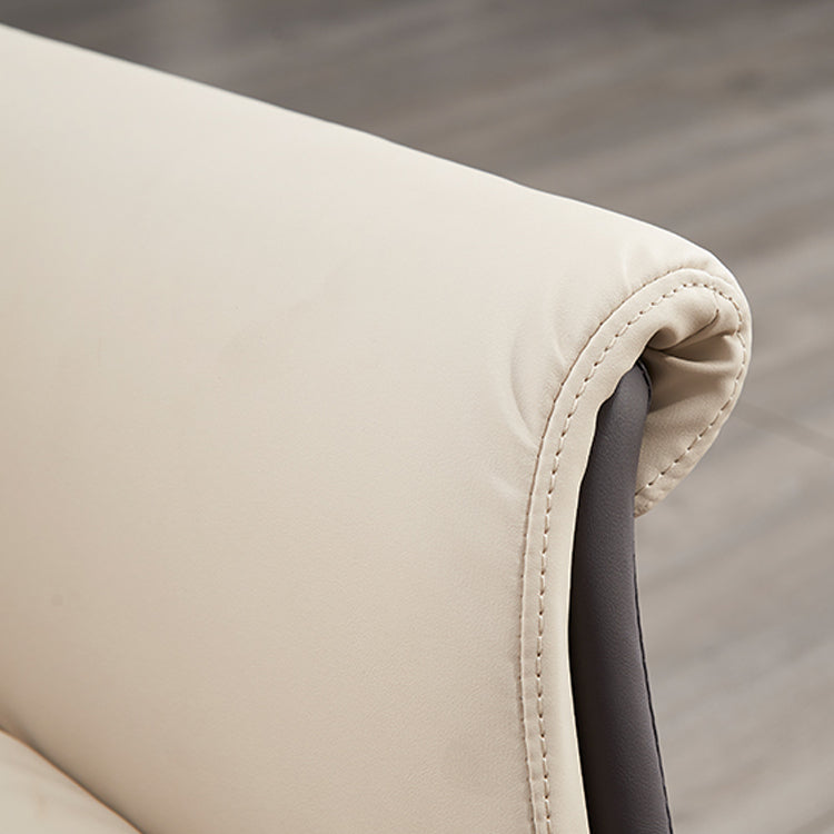 Modern Leather Executive Chair Tilt Mechanism Swivel Office Chair Clearhalo 'furn' 'furn_office_chair' 'Furniture' 'furniture_office_chair' 'Office Chairs' 'Office Furniture' 'office_chair' 4992246