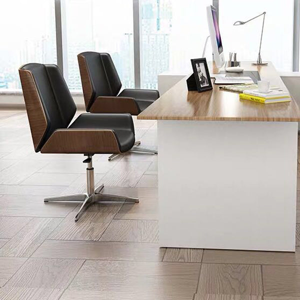 Executive Ergonomic Computer Chair Silver Metal Base Contemporary Office Chair Clearhalo 'furn' 'furn_office_chair' 'Furniture' 'furniture_office_chair' 'Office Chairs' 'Office Furniture' 'office_chair' 4992258