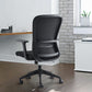 Ergonomic Mesh Desk Chair Modern Style Fixed Arms Chair with Swivel Casters Clearhalo 'furn' 'furn_office_chair' 'Furniture' 'furniture_office_chair' 'Office Chairs' 'Office Furniture' 'office_chair' 4992344