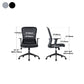 Ergonomic Mesh Desk Chair Modern Style Fixed Arms Chair with Swivel Casters Clearhalo 'furn' 'furn_office_chair' 'Furniture' 'furniture_office_chair' 'Office Chairs' 'Office Furniture' 'office_chair' 4992361