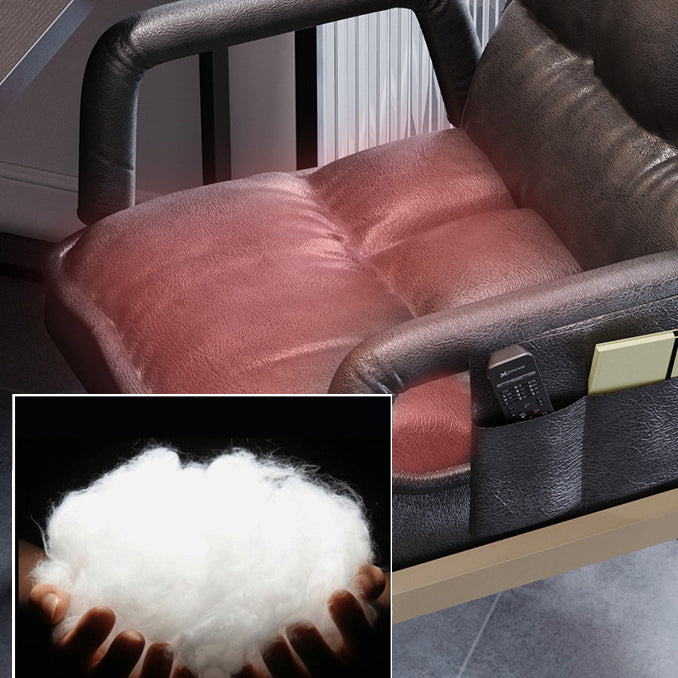 Modern Style Task Chair Ergonomic Mid-Back Office Chair with Fixed Arms Clearhalo 'furn' 'furn_office_chair' 'Furniture' 'furniture_office_chair' 'Office Chairs' 'Office Furniture' 'office_chair' 4992403