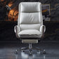 Executive Ergonomic Desk Chair with Padded Arms Chrome Metal Modern Task Chair with Wheels Clearhalo 'furn' 'furn_office_chair' 'Furniture' 'furniture_office_chair' 'Office Chairs' 'Office Furniture' 'office_chair' 4992413